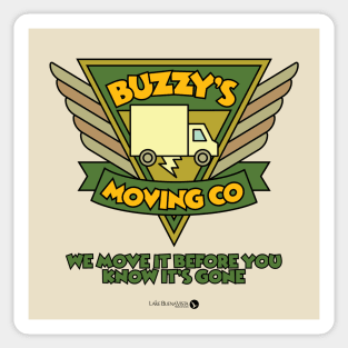 Buzzy's Moving Company Sticker